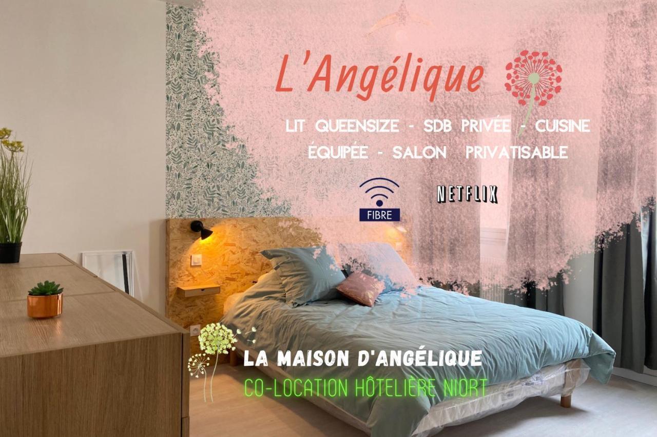 La Maison D'Angelique - Colocation Hoteliere A 150M Gare Tgv- Grande Cuisine Equipee & Salon - Fibre - Netflix نيورْ المظهر الخارجي الصورة
