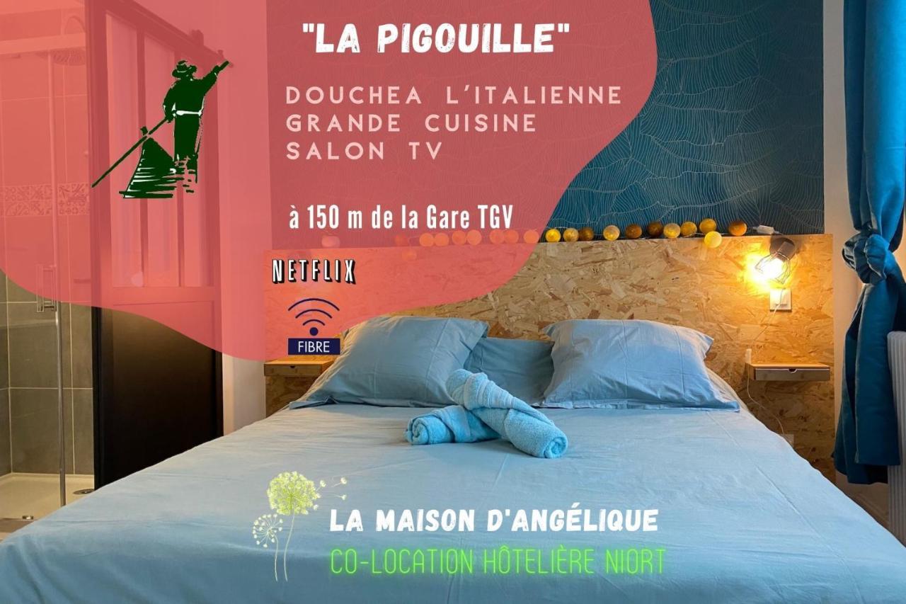 La Maison D'Angelique - Colocation Hoteliere A 150M Gare Tgv- Grande Cuisine Equipee & Salon - Fibre - Netflix نيورْ المظهر الخارجي الصورة